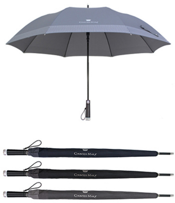 송월우산 카운테스마라 장 도트보더70 우산