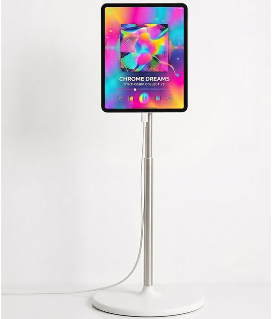 루엔코리아 멕세이프 마그네틱 핸드폰 아이패드 거치대 스탠드, 1개, 화이트, B3