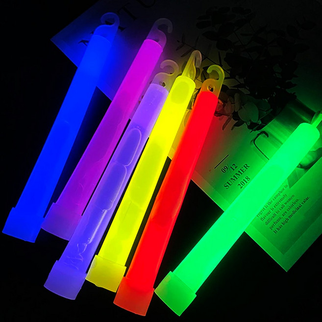 라이트 스틱 콘서트야광봉 캠핑 파티 야광 스틱봉, 10개, 혼합