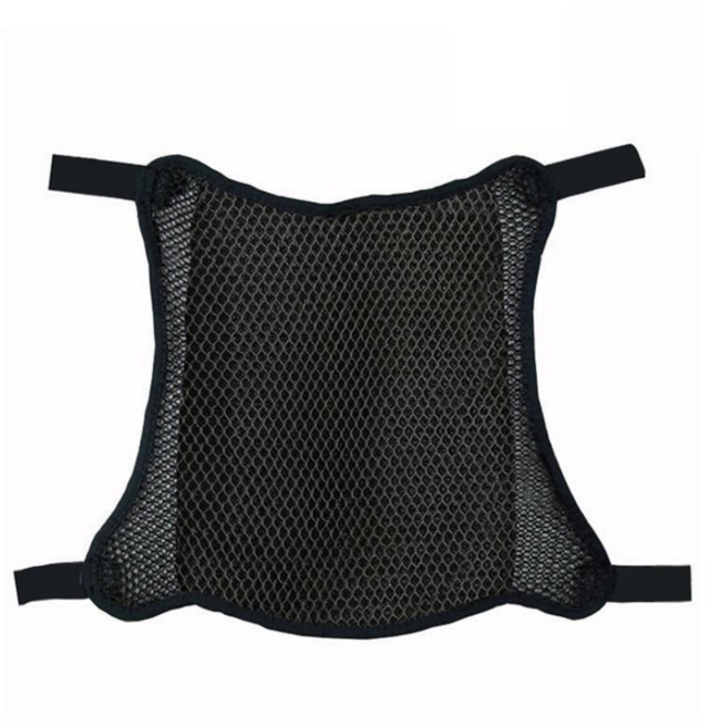 블루웨이브 오토바이 안장시트 이중3D 쿠션커버 쿨시트 여름방석, M, 1개