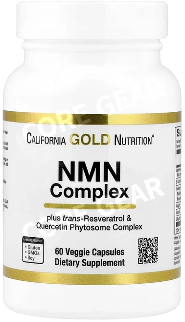 CGN NMN 복합체 트랜스 레스베라트롤 퀘르세틴 피토좀 60베지캡슐, 1개 - 쿠팡