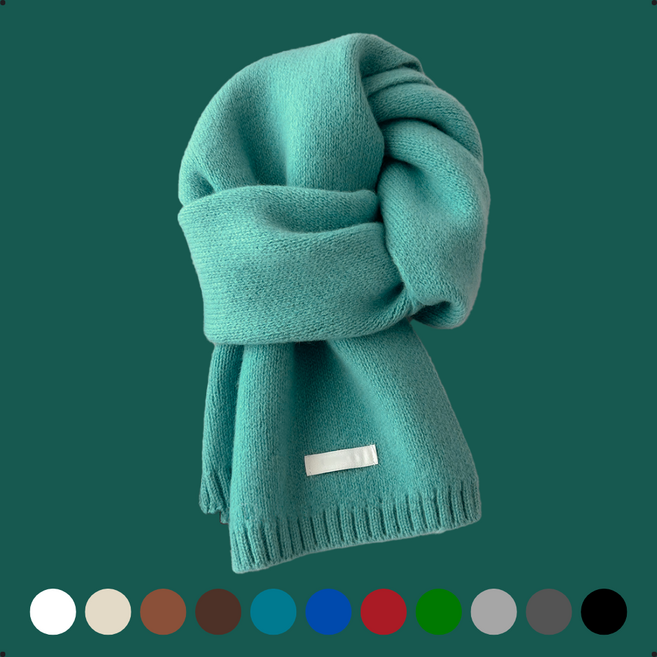 살림대표 포근한 니트 목도리 12컬러