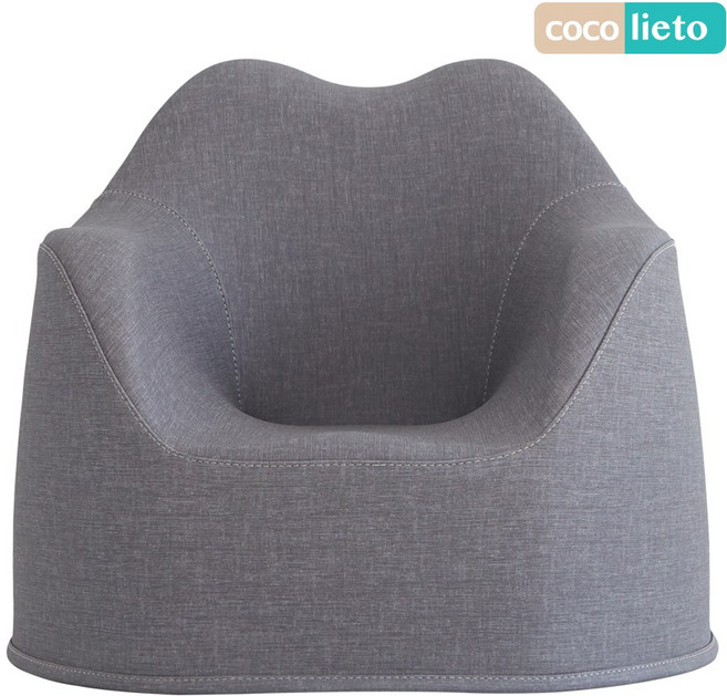 리에또 포유 모던 유아소파 1인용 친환경소재 바른자세 아기의자, 모던딥클라우드