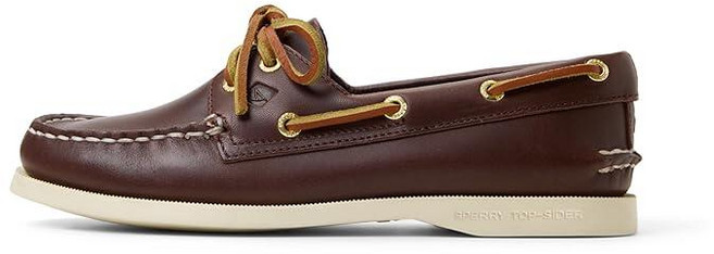 Sperry 여성용 A/O 투아이 보트 슈즈 다크 브라운. 9 와이드