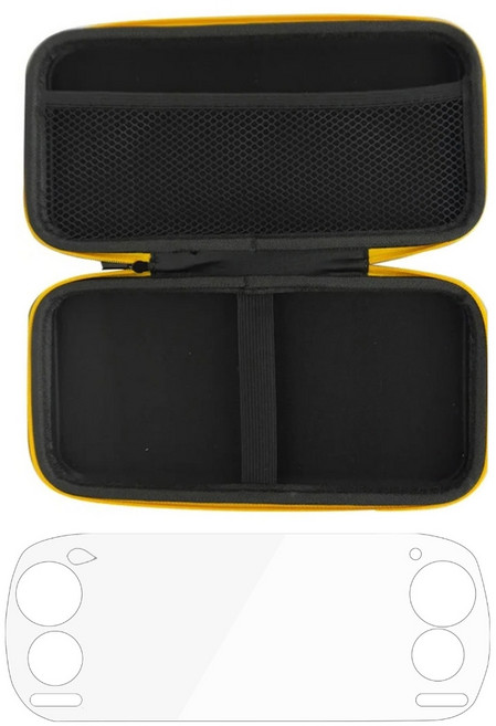 휴대용 가방 충격 방지 커버 보관 케이스 정리함 레트로이드 포켓 5 게임 콘솔에 적합한 스크린 프로텍터 포함, 1개