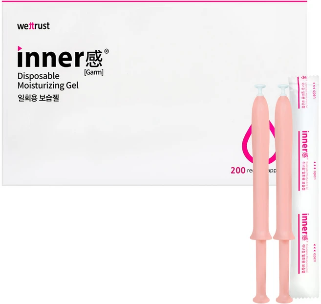 웨트러스트 이너감 모이스처라이징 Y존 여성청결제 일회용 보습젤 +멀티에센스젤 1P 사은품, 1.7g, 200개 - 쿠팡