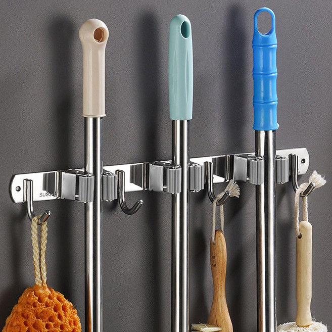 디용도밀대걸이, 1개, 다용도밀대걸이 3구