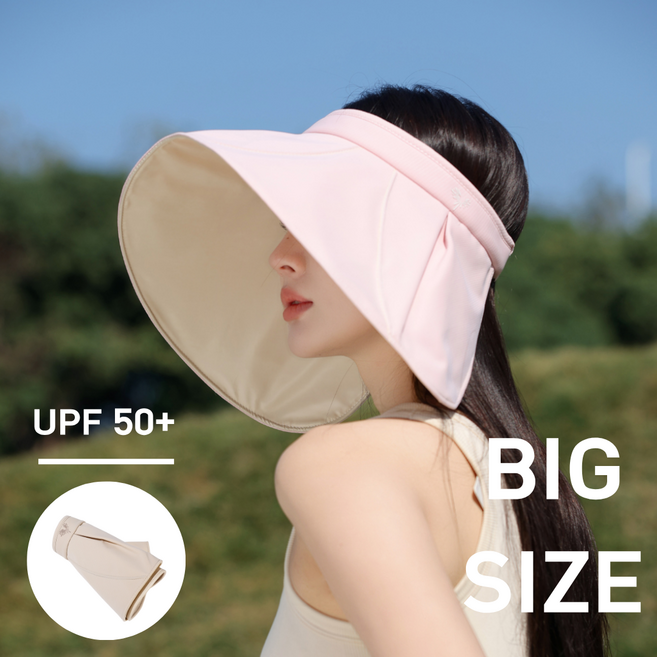 Blissora 접이식 블랙코팅/컬러코팅 썬캡 챙넓은 자외선차단 여성여름모자
