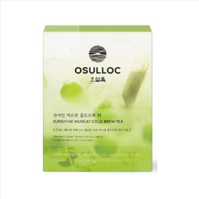 오설록 선샤인 머스캣 콜드브루 티, 2.5g, 20개입, 1개