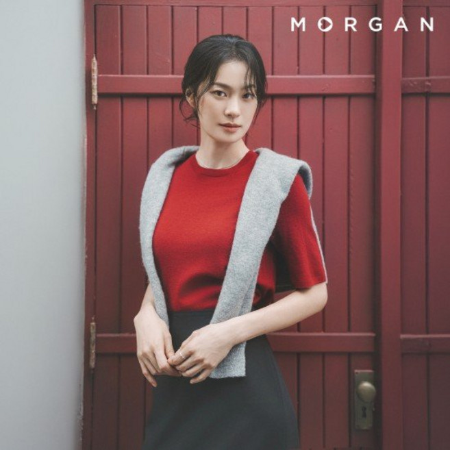 모르간 25FW 울100 반팔니트 1종 [런칭 가격 59 900원]