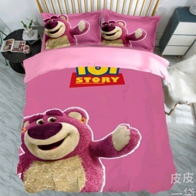 토이스토리 이불 커버 세트 랏소베어 세트 베개 침구, AW