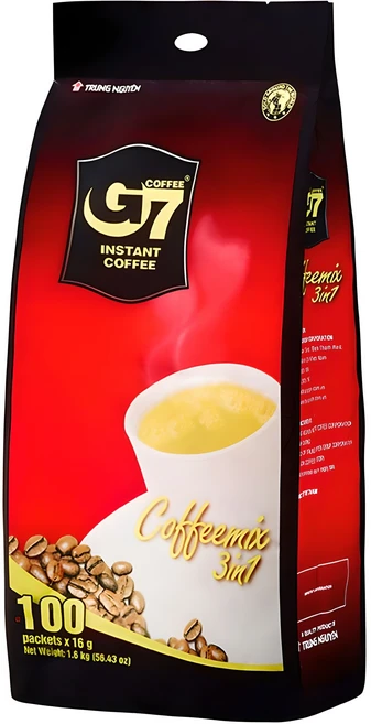 G7 3 in 1 커피믹스, 16g, 100개입, 1개 - 쿠팡