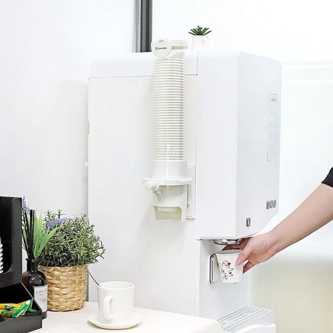 자석식 종이컵디스펜서 사무실 카페 탕비실 컵정리 홀더