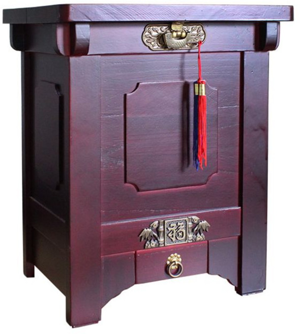 오동나무 원목뒤주 20KG 쌀통 쌀보관함 쌀독 ykm*78510Sa, 1개