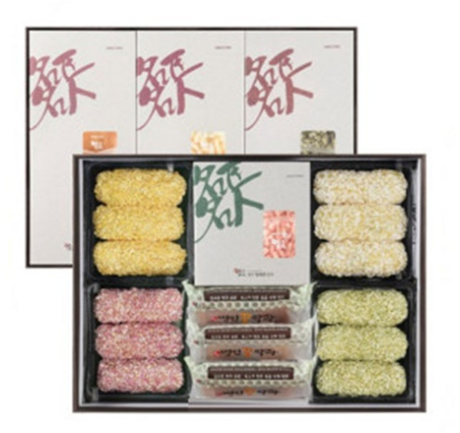 [식품명인 26호] 명인 김규흔 정다움 선물세트 / 2단 구성 + 쇼핑백, 1개