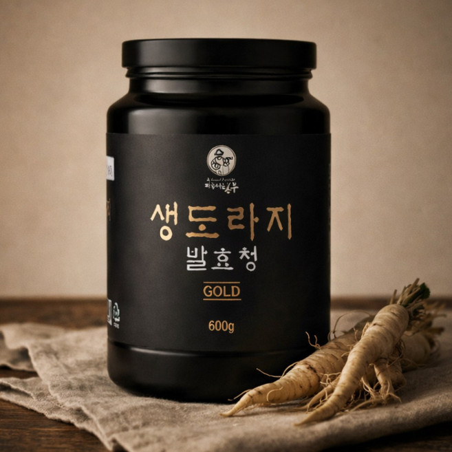 딥푸드 강원도 3년근 약도라지 발효청, 600g, 1개