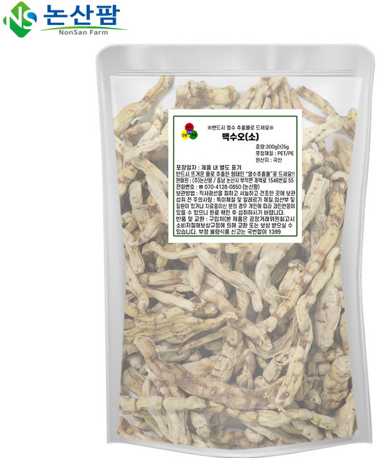 국산 백수오 300g 백하수오, 300g(1개), 1개