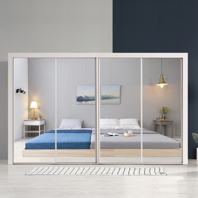 대도갤러리 키높이 클래시 3240mm 슬라이딩옷장 이불장 양복장, 은경