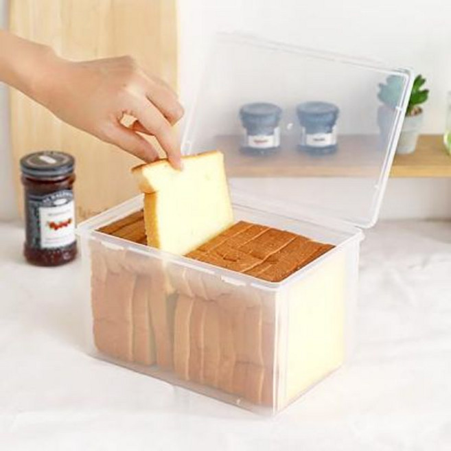 식빵 간식 보관통 상비약 소품 수납 브레드 캐니스터, 1개, 본상품선택