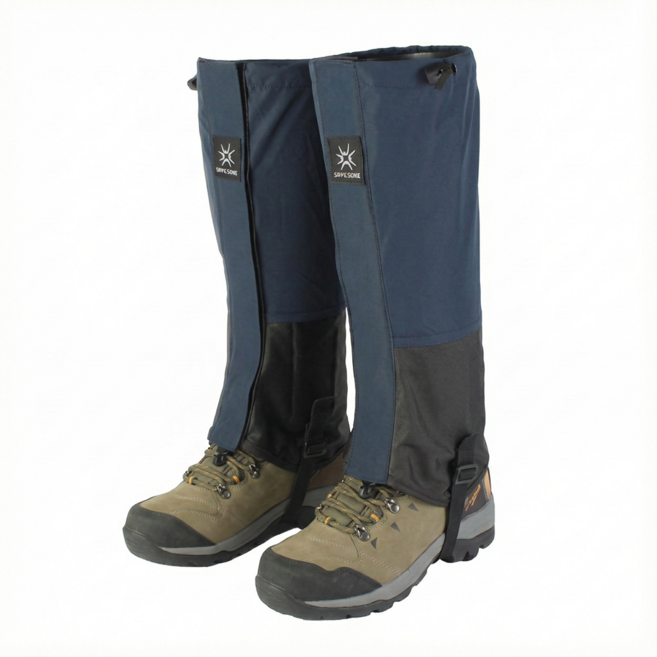 사계절 등산 방수 발토시 롱 스패츠 트래킹, 네이비