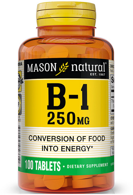 매이슨네츄럴스 B-1 250mg 타블렛, 1개, 100정