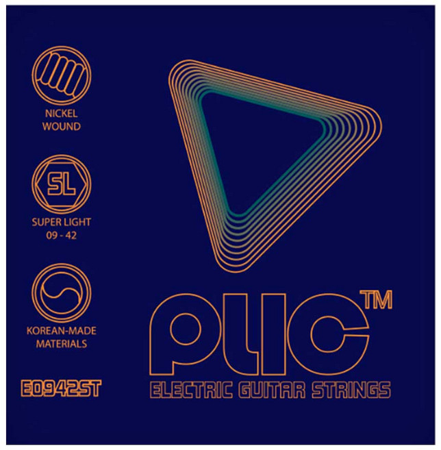플릭 PLIC 스탠다드시리즈 E0942ST 일렉기타줄 (009-042) 일렉줄 세트 2개이상 구매시 국산줄1세트 더!, 1개