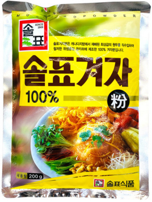 솔표식품 겨자분, 200g, 1개