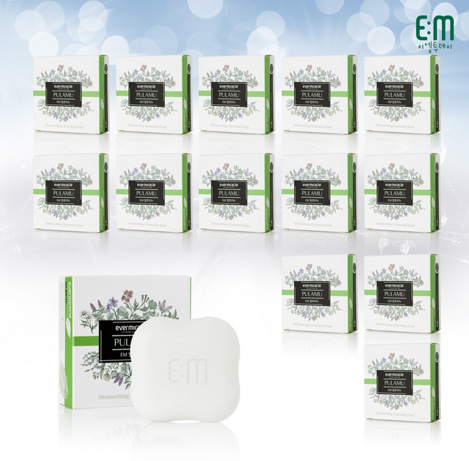 [이엠투데이] 풀라무 EM 발효 비누 100g 14개, 14개입