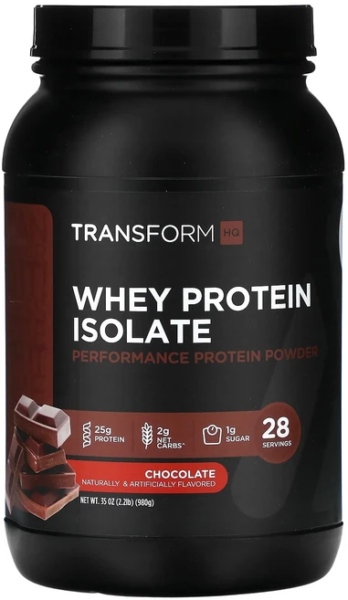 몸관리하세요 겨울입니다 TransformHQ 분리유청단백질 초콜릿 980g(35oz) 특별관리진행, TransformHQ분리유청단백질초콜릿980g35oz, 980g, 1개 - 쿠팡
