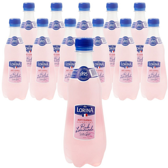 로리나 핑크 레모네이드, 420ml, 12개