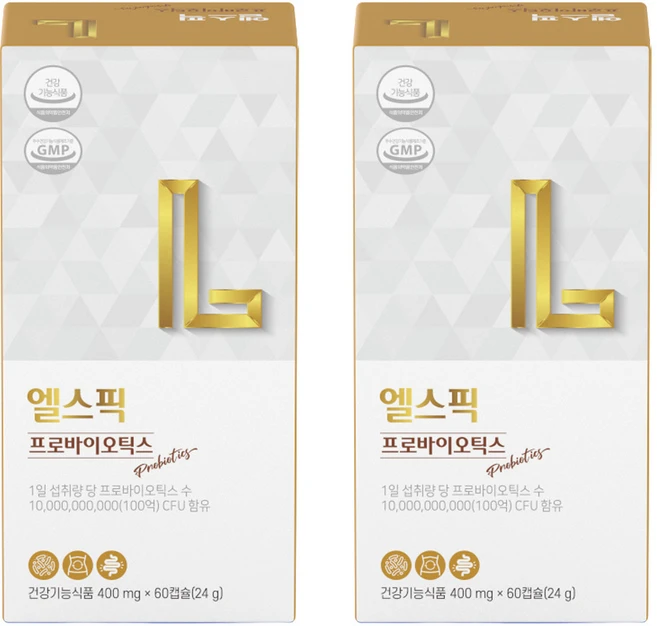 엘스픽 100억 캡슐 유산균 냉장 다니스코 프로바이오틱스, 60정, 2개 - 쿠팡