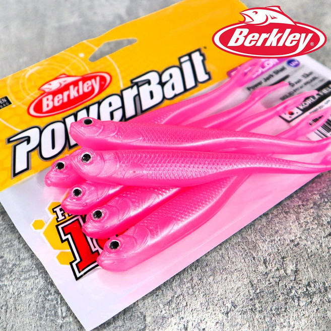 버클리 저크쉐드 5인치 광어 다운샷 웜, 1개, 60g, 솔리드핑크펄UV