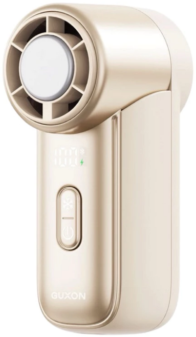 GUXON USB 手持風扇 迷你製冷高速風扇, 奶茶, 冰心扇