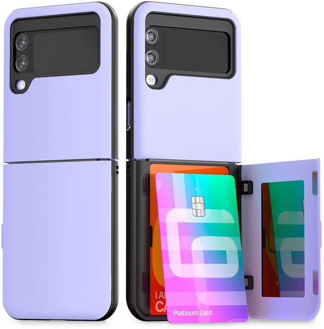 구스페리 파스텔 카드 미러 도어 범퍼 휴대폰 케이스