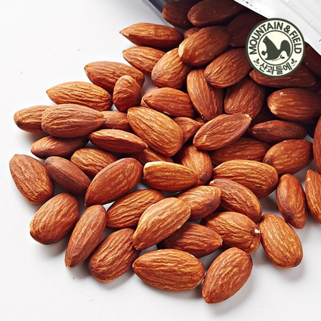 산과들에 생산 당일가공 볶음아몬드 1.5kg 500gx3봉, 500g