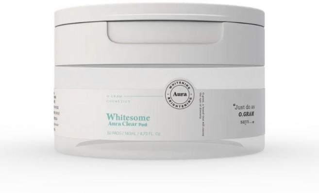 오그램코스메틱스 화이트좀 오라클리어 패드 기미 미백 화이트닝 브라이트닝, 1개, 50매입
