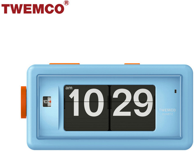 트웸코 AL-30 플립 알람 탁상시계, 스카이블루