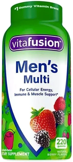 Vitafusion 비타퓨전 남성 종합 멀티비타민 220구미, 1개, 220정 - 쿠팡