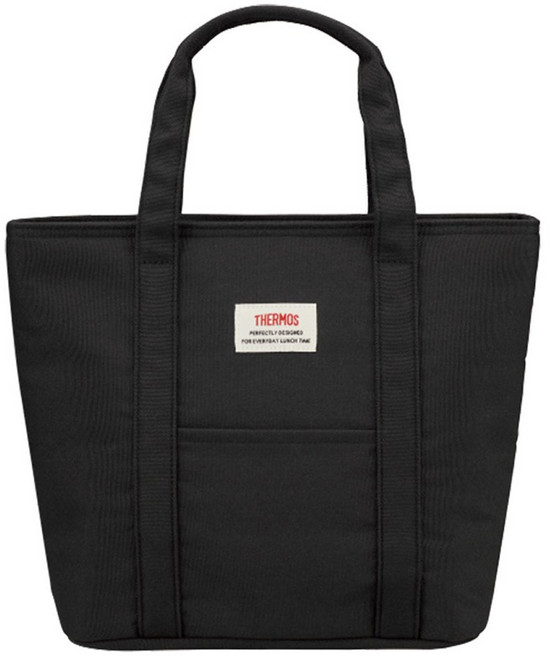 써모스 심플 데일리 보냉백 7L REW-007K, 블랙, 1개