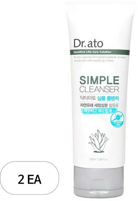 닥터아토 심플클렌저, 100ml, 2개
