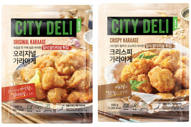 시티델리 치킨 가라아게(오리지날/크리스피) 골라담기 2입, 2개, 490g