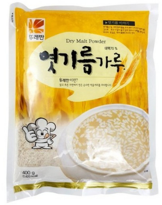 뚜레반 엿기름 가루, 400g, 4개