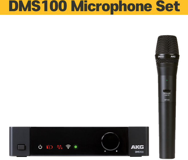 미성악기 AKG DMS100 Microphone Set 무선 핸드 마이크 세트