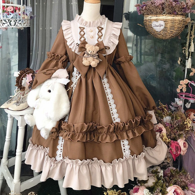 원피스 롤리타 스커트 빅사이즈 루즈핏 원피스