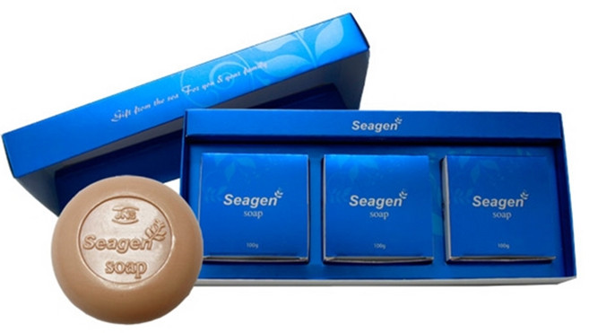 씨젠 감태비누 천연 수제 세수 비누