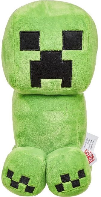 Mattel 마인크래프트 기본 플러시 캐릭터 부드러운 인형 비디오 게임에서 영감을 받은 수집용 장난감 선물 만 3세 이상 어린이 및 팬을 위한