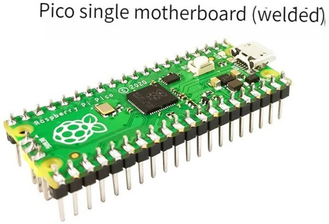 공식 RASPBERRY PI 프로세서는 지원 CORTEX PYTHON을 듀얼 저전력 264KB M0 RP2040 보드 코어 PICO ARM 컴퓨터, pico weld, 1개, pico weld