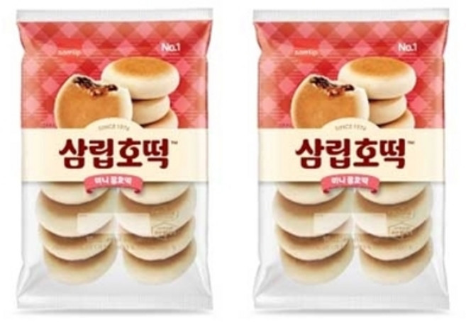 [오티삼립]미니꿀호떡 16입 400g 2봉, 없음