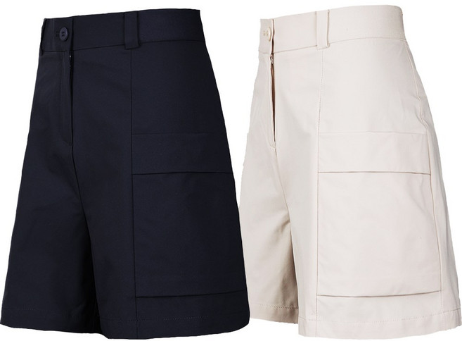 여성 골프반바지 골프웨어 WB 720 스판 여성 뒷밴딩 반바지 팬츠 연습복