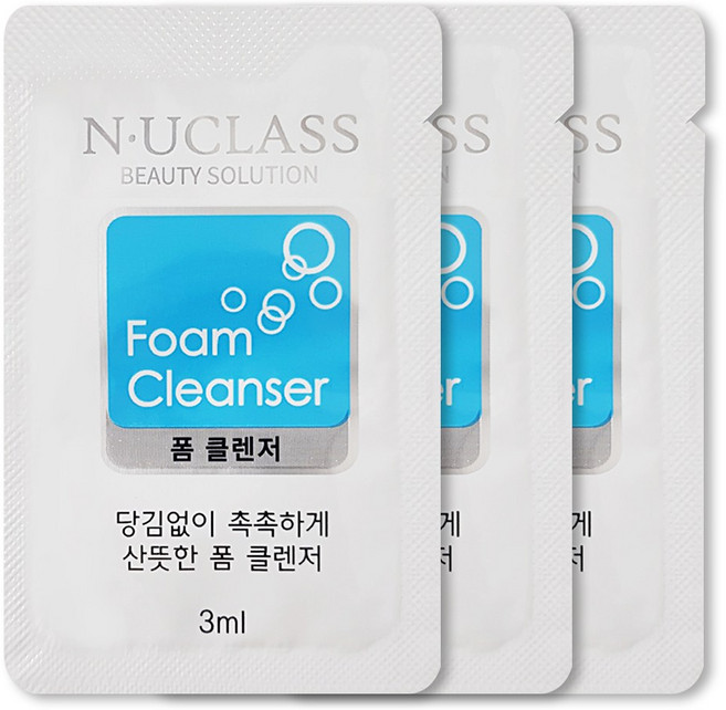 엔유클라스 폼 클렌저, 3ml, 100개